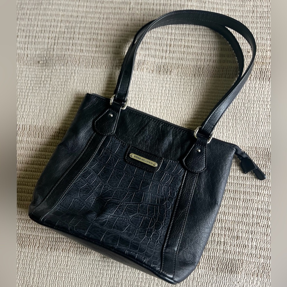 Stone Mountain Leather Tote Purse Bag